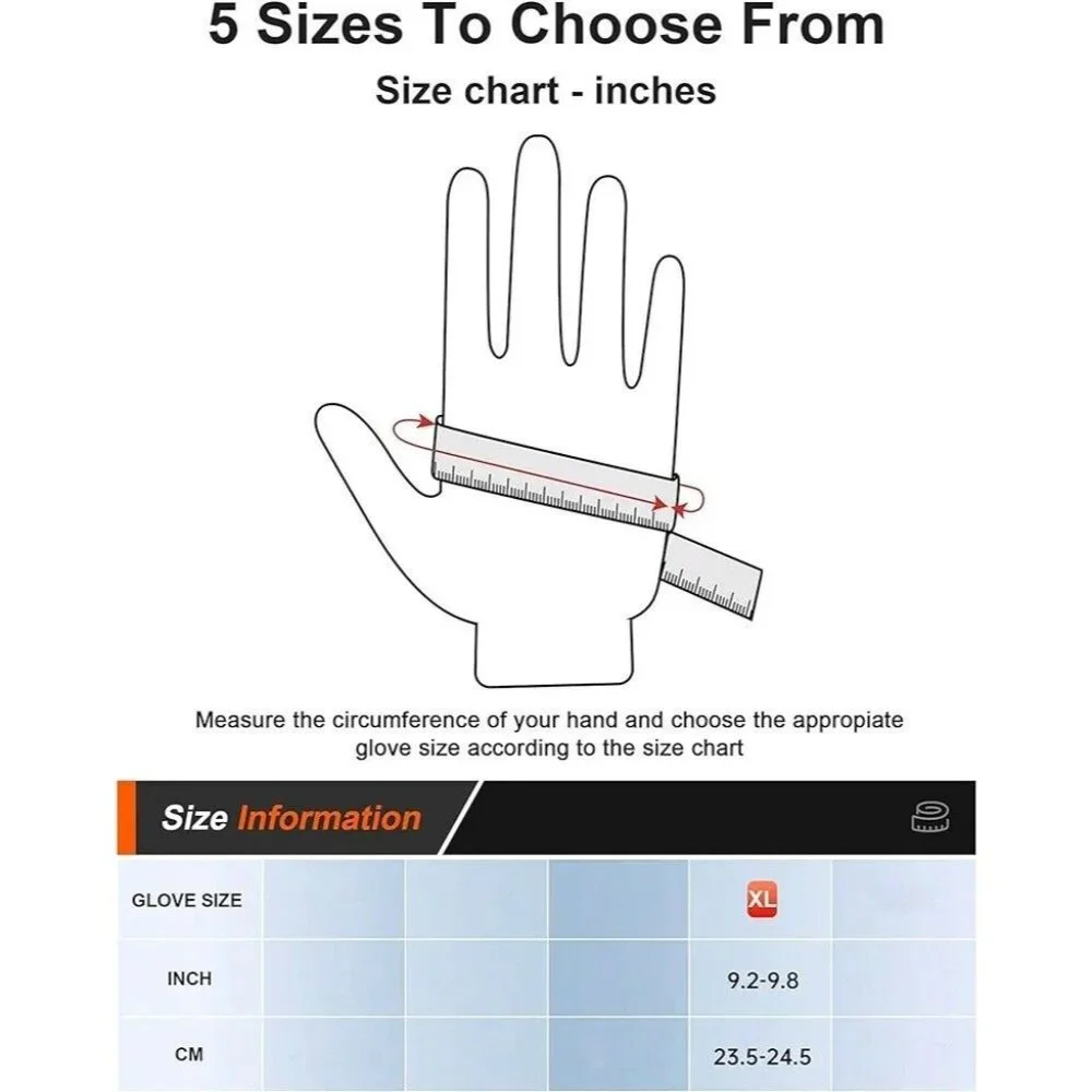Soleilwear Heated Touchscreen Gloves Unisex with 2 Rechargeable Battery …